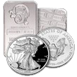 Silver Coins, Silver Bars And Silver Bullion