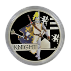 2010 Perth Australia Great Warrior Series Knight 1oz Silver Proof Coin