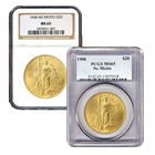 $20 St. Gaudens Gold Double Eagle (NGC/PCGS MS-65) - Random Date