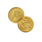 Gold British Sovereign - (.2354 oz of Gold)