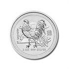 2005 2 oz Silver Perth Mint Lunar Year of the Rooster