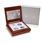 Russian Seasons in Paris 3  Coin Silver Set Produced by the New Zealand Mint