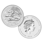 2010 5 oz Silver Australian Year of the Tiger Coin (Series 2)
