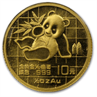 1989 (1/10 oz) Gold Chinese Pandas - Large Date (Sealed)