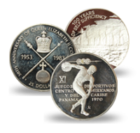 Silver Coins from Various Central and South American Countries