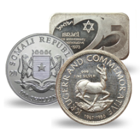 Silver Coins from Various Middle East Countries