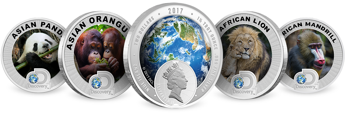 Discovery Channel Silver Coins