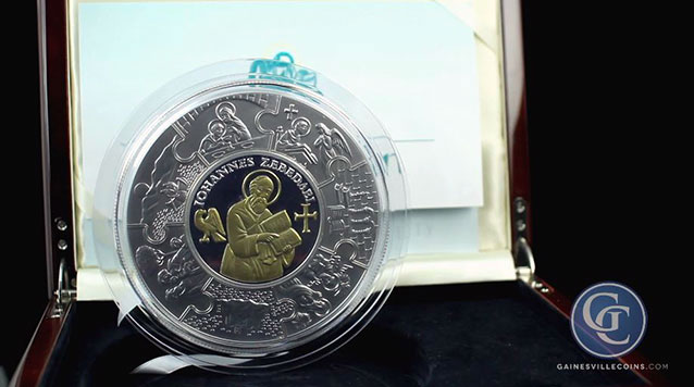 2011 John Apostle Silver Puzzle Coin