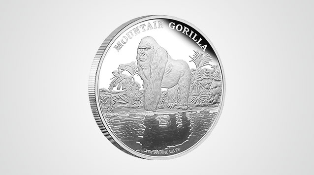 2015 Mountain Gorilla Endangered Species 1 Oz Proof Silver $2 Niue Product Video