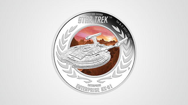 Star Trek Enterprise NX-01 Proof Silver Coin Video