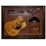 Authentic Autographed guitar: Crosby, Stills, Nash and Young with Group Photo and Deja Vu Record in Wood box Frame!                                                                                                                                           