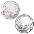 1/2 oz American Buffalo Silver Round .999 Pure Silver