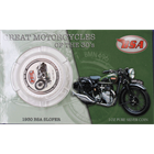 Great Motorcycles of the 1930's: BSA Sloper 1 Oz .999 Silver Coins by The New Zealand Mint