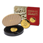 2012 1 oz Proof Gold Lunar Year of the Dragon By The Perth Mint: Mintage of ONLY 3,000 Coins!