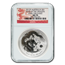 2012 1 oz Silver Year of the Dragon Coin by Perth Mint: NGC MS70 Early Release