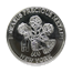 1 oz Silver .999 Round minted by Heraeus . 