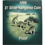 1999 Australian 1 oz Silver Proof Silver Kangaroo 