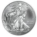 2012 1 oz  American Silver Eagle Coins: Brilliant Uncirculated Condition