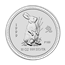 1999 10 oz Silver Lunar Perth Mint Year of the Rabbit