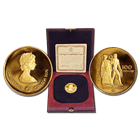 Canadian 1976 $100 Olympic 1/2 oz. Gold Proof Coin (In Original Box + COA)
