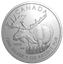 2012 1 oz Silver Canadian Moose Coins (Wildlife Series) 