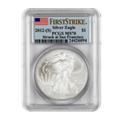 2012-(S) 1 oz Silver American Eagle MS-70 PCGS First Strike (Struck In San Francisco)