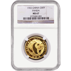 1983 (1/2 oz) Gold Chinese Panda - MS-67 NGC 