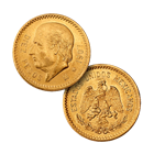 Gold Mexican 10 Pesos - (.2411 oz Gold)