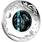 2012 1 oz Proof Silver Koala- Australian Opal Series