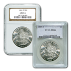 1878-1904 Morgan Silver Dollars - MS-64 NGC/PCGS