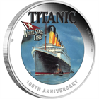 2012 Tuvalu 1 oz Proof Silver R.M.S. Titanic 100th Anniversary Coin