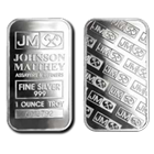 1 oz Johnson Matthey Silver Bar .999 Fine 
