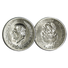 1951-1953 Mexican Silver 5 Pesos "Hidalgo" ASW .6431 
