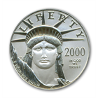 2000 1/2 oz Platinum American Eagle