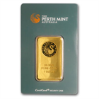 1 oz Perth Mint Gold Bar .9999 Fine (In Assay)