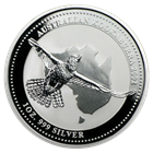 2002 1 oz Australian Silver Kookaburra Coins - (Mintage of 81,160)
