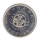 1964 Canadian Silver Dollar Charlottetown