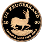 2000 1/2 oz Proof Gold South African Krugerrand 