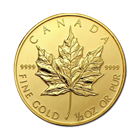 Dates of Our Choice 1/2 oz Gold Canadian Maple Leaf .9999 Pure 