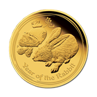 2011 Australian Year of the Rabbit 1/10 oz 24k Gold .9999 Fine!