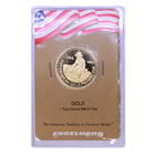 1 oz Engelhard Prospector Gold Rounds .9999 Fine (Random Date)