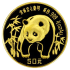 1986 (1/2 oz) Gold Chinese Panda (Mintage of 48,618)