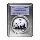 2010 1 oz Silver Chinese Panda - PCGS MS70