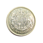 Elizabeth II Canadian Silver 50 Cents Coin (1953-1966)