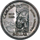 1958 Canadian Silver Dollars - Totem Pole