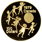 <P>1979 1/2 oz Proof Gold Canadian Coin (UNICEF - Year of the Child) - With Box and COA</p>
<P>stock photo only</P>