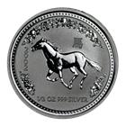 2002 1/2 oz Perth Mint Silver Lunar Year of the Horse
