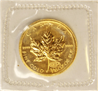 2000 1/10 oz Gold Canadian Maple Leaf (Fireworks Privy) - Sealed in Mint Plastic