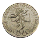 1968 Mexican Silver 25 Pesos Olympics Coin (.5209 oz of silver)