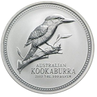 2003 1 oz Australian Silver Kookaburra Coins (Mintage of 93,596)